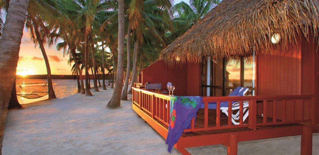 Hotel Aitutaki Lagoon Resort - Deluxe Strandbungalow Aussenansicht - Cook Inseln