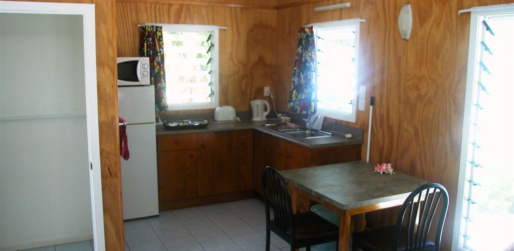 Pension Sunny Beach Lodges Aitutaki - Küche - Cook Inseln