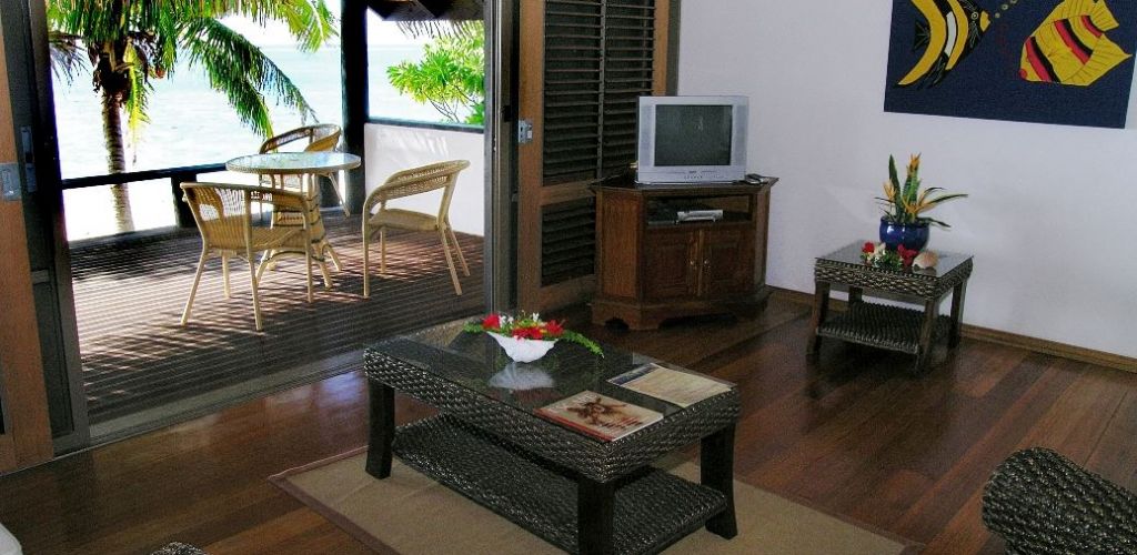Hotel Tamanu Beach Resort Aitutaki - Wohnzimmer - Cook Inseln