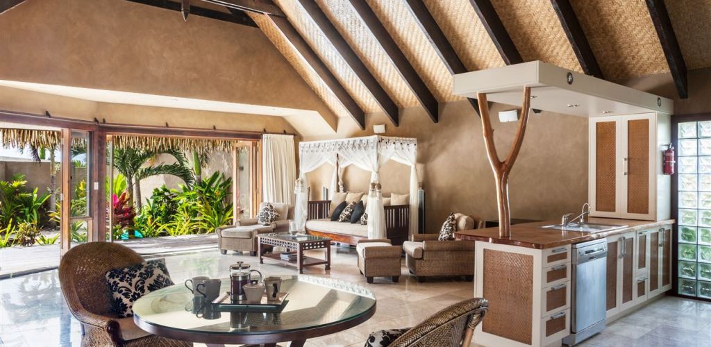 Hotel Rumours Luxury Villas & Spa Rarotonga - Strandvilla innen - Cook Inseln