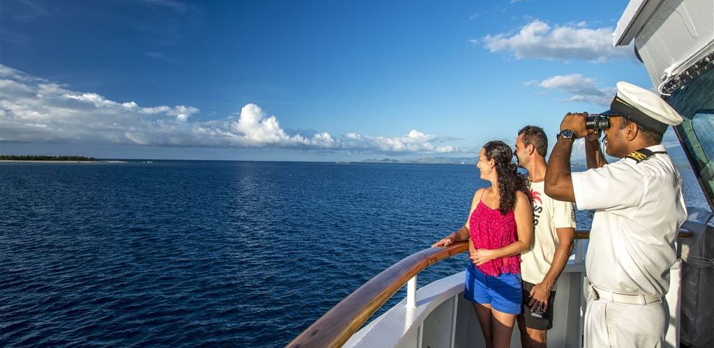 Kreuzfahrt Captain Cook Cruises - Aussicht vom Schiff - Fiji