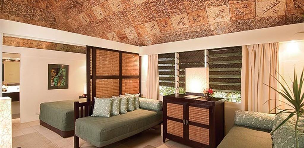 Hotel Castaway Island Fiji Resort - Bure Innenansicht - Fiji