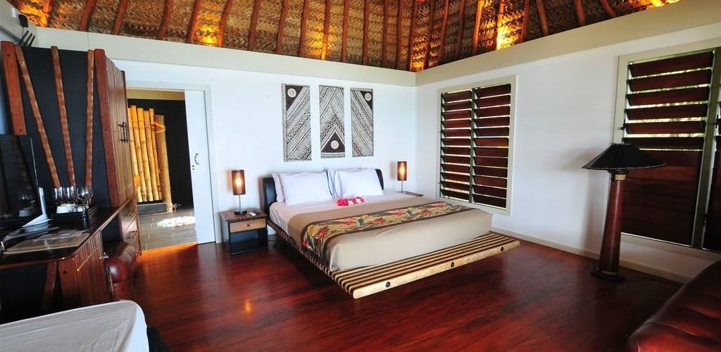 Hotel Octopus Resort Yasawas - Bungalow Innenansicht - Fiji