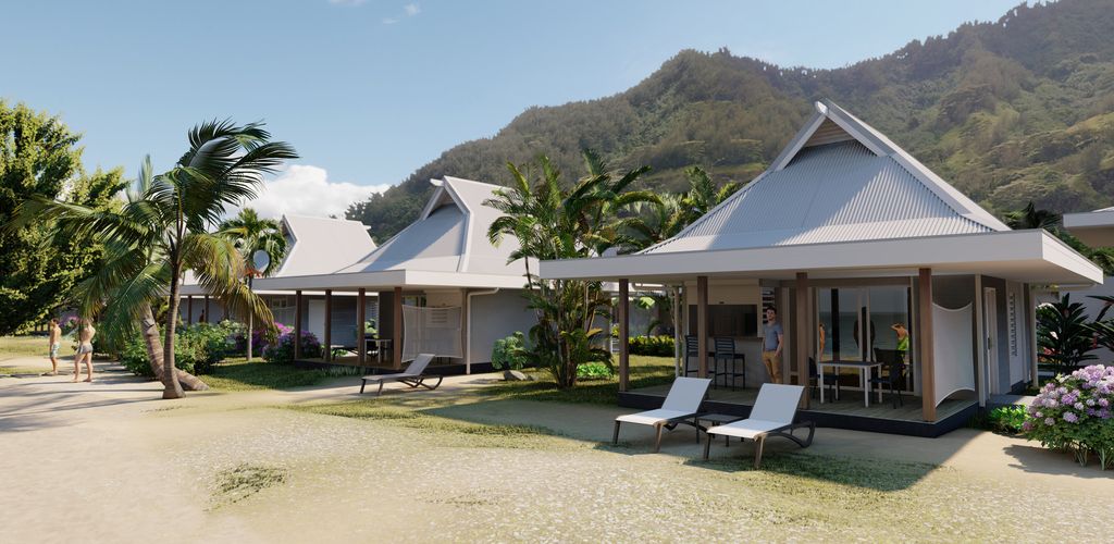 Hotel Niu Beach Moorea - Bungalow - Tahiti