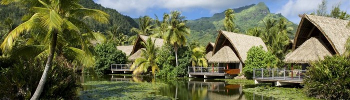 Hotel Maitai Lapita Village Huahine - Seerosenteich - Tahiti