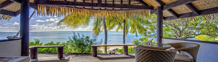 Pension Aitutaki Beach Villas - Veranda - Cook Inseln