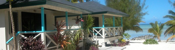 Pension Sunny Beach Lodges Aitutaki - Strandbungalow - Cook Inseln