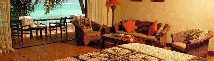 Hotel Pacific Resort Rarotonga - Premium Strandsuite Schlafzimmer - Cook Inseln