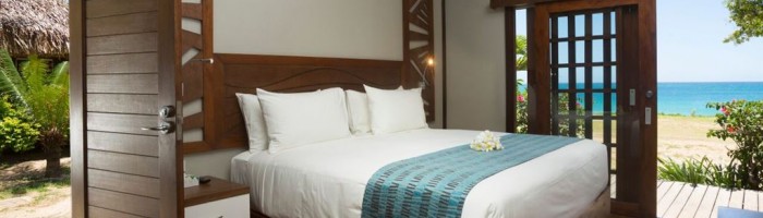 Hotel Yatule Resort & Spa Viti Levu - Beachfront Bure Innenansicht - Fiji