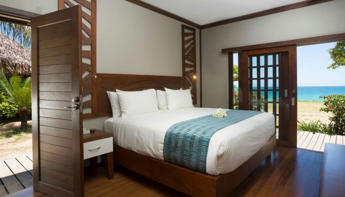Hotel Yatule Resort & Spa Viti Levu - Beachfront Bure Innenansicht - Fiji