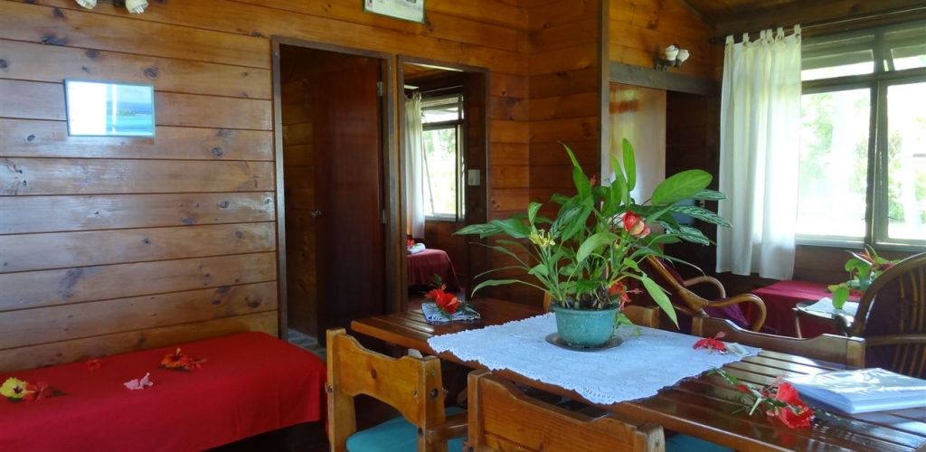 Pension Sunset Beach Raiatea - Bungalow mit Kitchenette - Tahiti