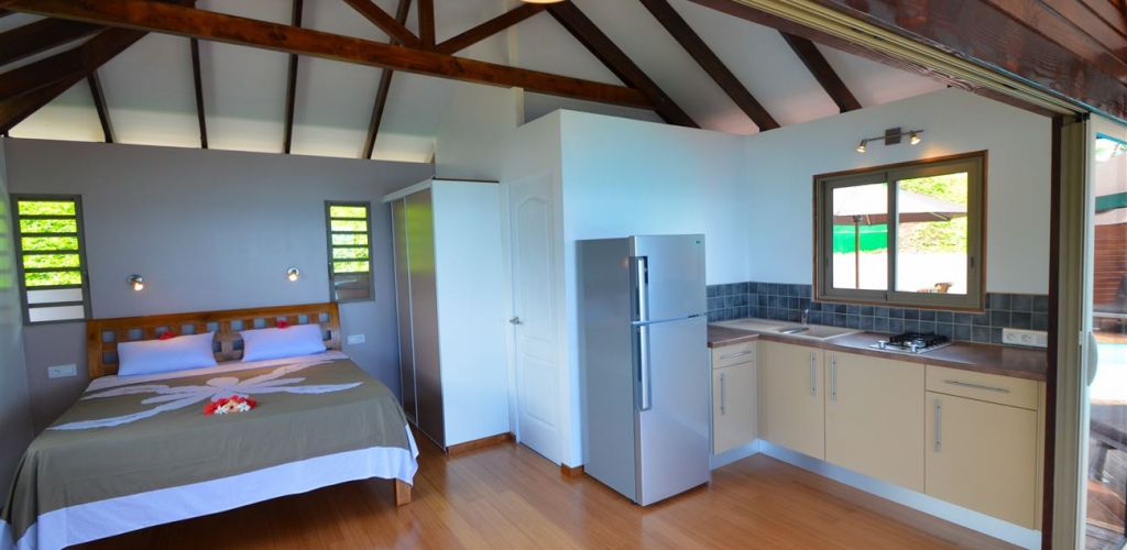 Villa Tonoi Raiatea - Innenansicht Bungalow - Tahiti