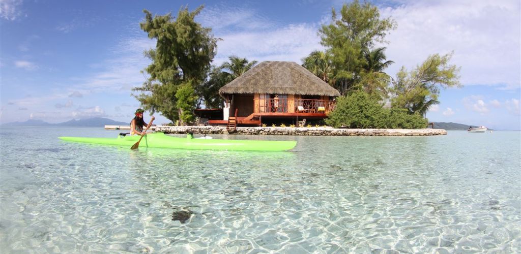 Hotel La Pirogue Api Taha'a - Strandbungalow - Tahiti