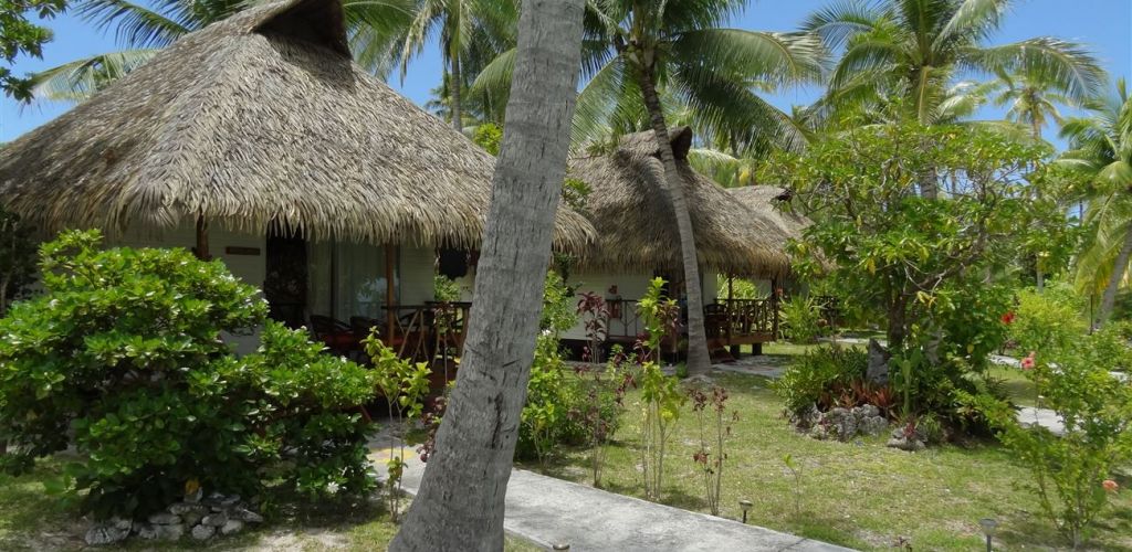 Pension Raira Lagon Rangiroa - Garten - Tahiti