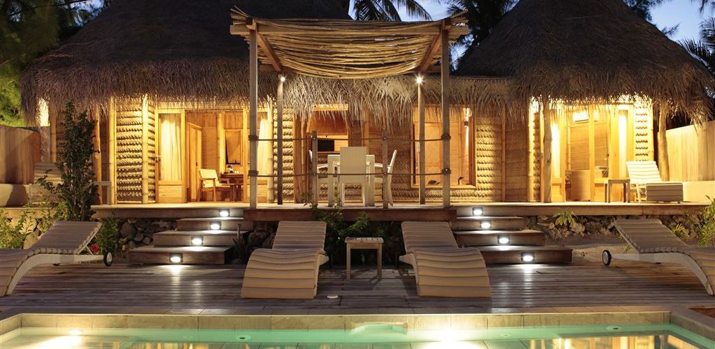 Hotel Tikehau Pearl Beach Resort - Strandvilla mit Pool - Tahiti