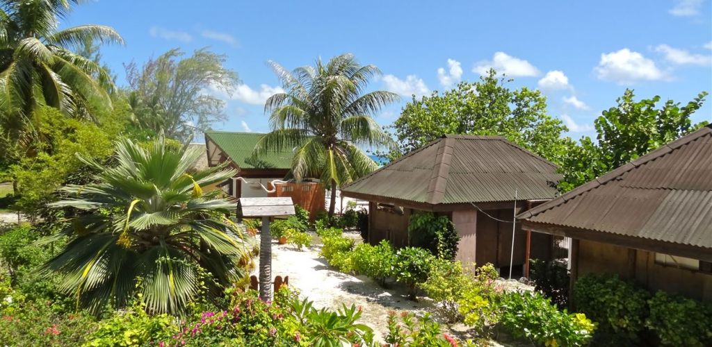 Pension Havaiki Lodge Fakarava - Garten - Tahiti