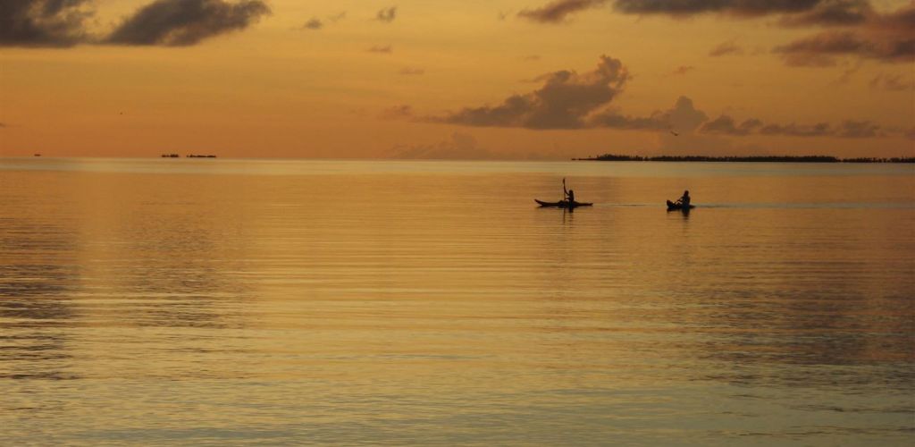 Pension Tokerau Village Fakarava - Sonnenuntergang - Tahiti