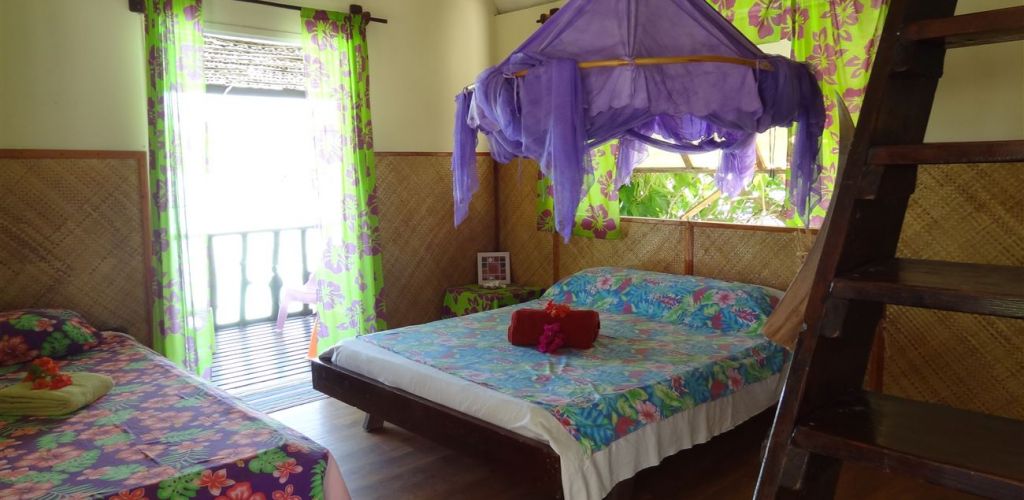 Pension Veke Veke Fakarava - Bungalow Innenansicht - Tahiti