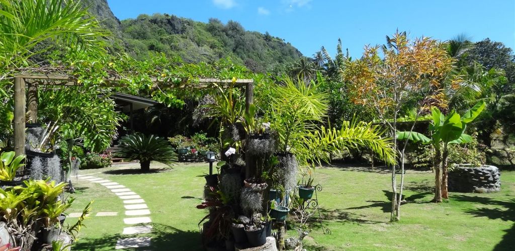 Pension Rurutu Le Manotel Austral - Garten - Tahiti