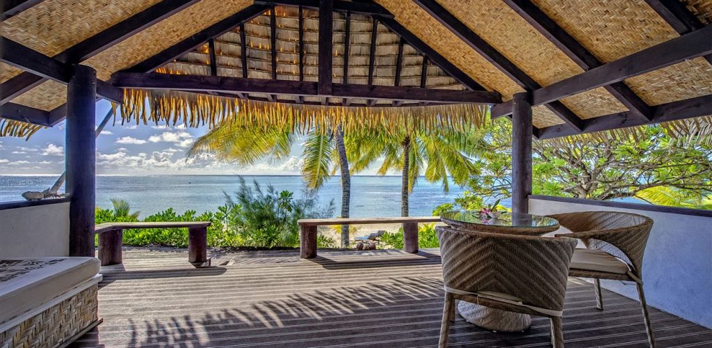 Pension Aitutaki Beach Villas - Veranda - Cook Inseln