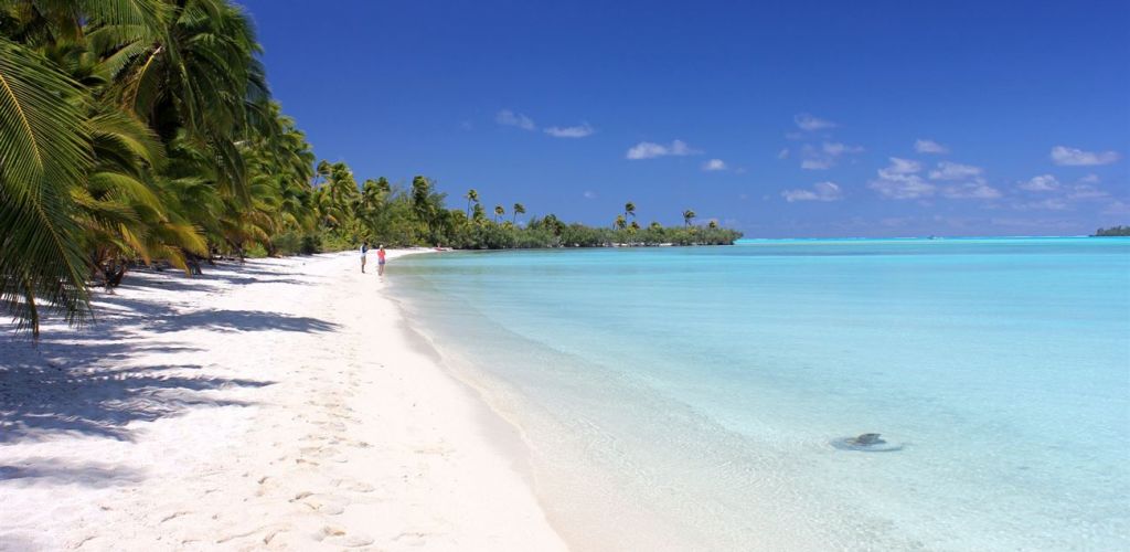 Hotel Akaiami Paradise Aitutaki - Strand - Cook Inseln