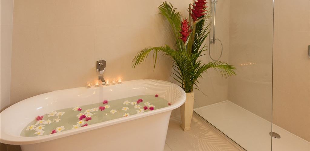 Hotel Crystal Blue Lagoon Luxury Villas Rarotonga - Badezimmer - Cook Inseln