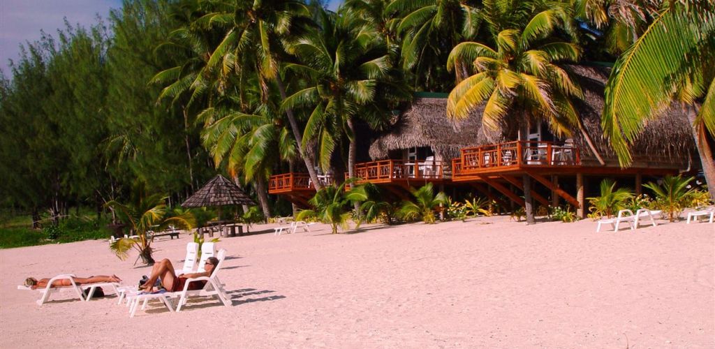 Pension Paradise Cove Lodges Aitutaki - Strand - Cook Inseln