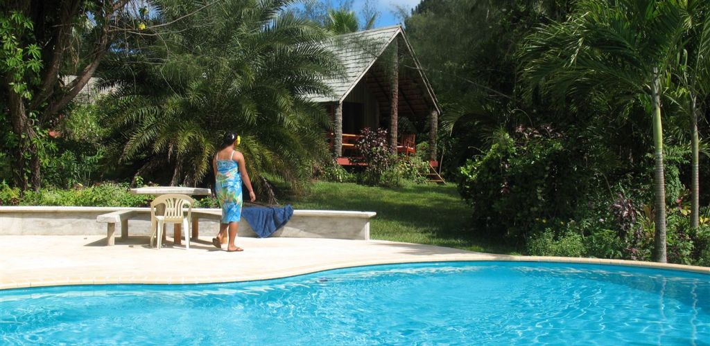 Pension Atiu Villas - Pool - Cook Inseln