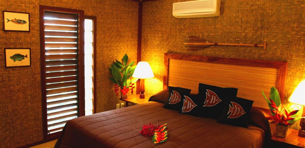 Hotel Rarotonga Beach Bungalows - Schlafzimmer - Cook Inseln
