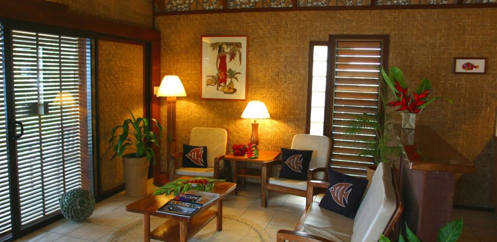 Hotel Rarotonga Beach Bungalows - Wohnzimmer - Cook Inseln