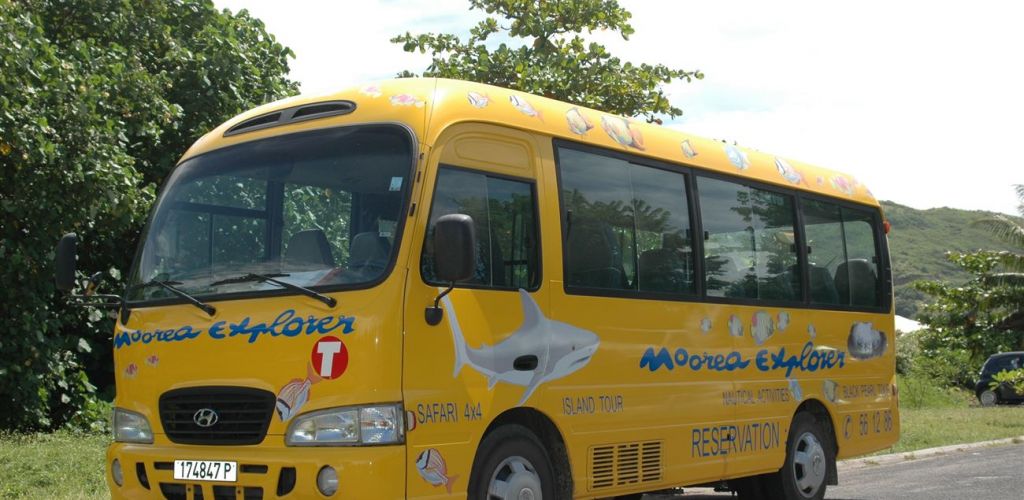 Ausflug Inselrundfahrt auf Moorea - Bus - Tahiti