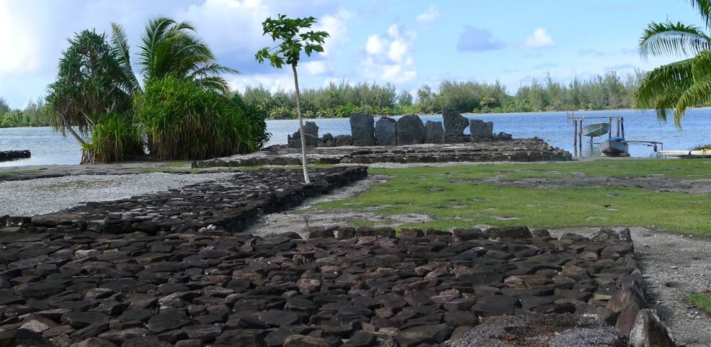 Ausflug Heilige Stätten und legendäre Orte Huahine - Steine - Tahiti