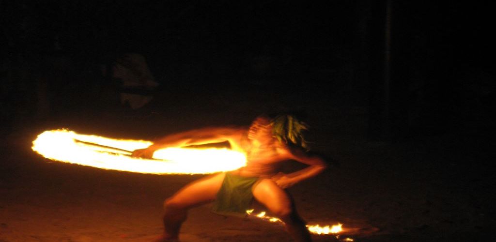 Ausflug Show Abend im Tiki Village Moorea - Tänzer - Tahiti