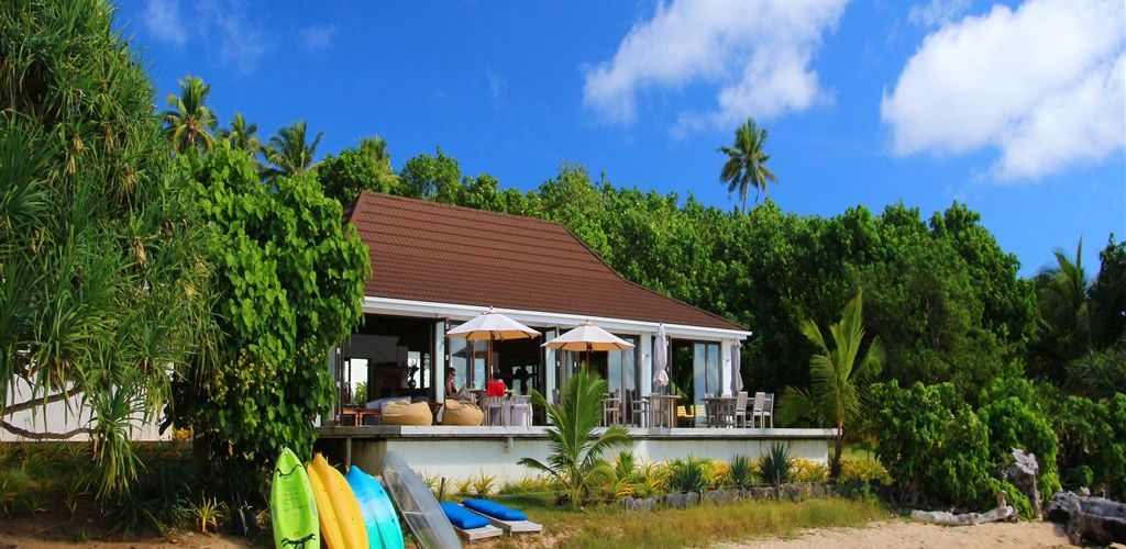 Hotel Reef Resort Vava'u - Restaurant Aussenansicht - Tonga
