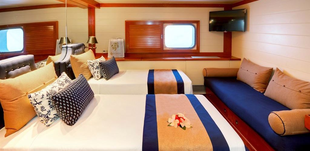 Kreuzfahrt Blue Lagoon Cruises - Kabine Innenansicht - Fiji