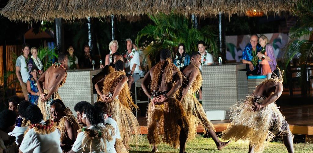 Hotel Nanuya Island Resort Yasawas - Meke traditioneller Tanz - Fiji