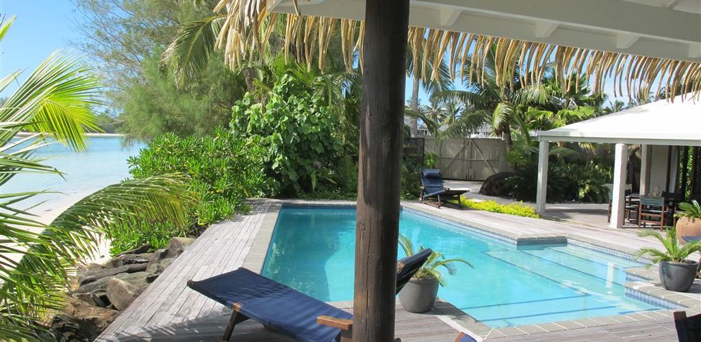 Hotel Muri Beach Villa Rarotonga - Pool und Strand - Cook Inseln