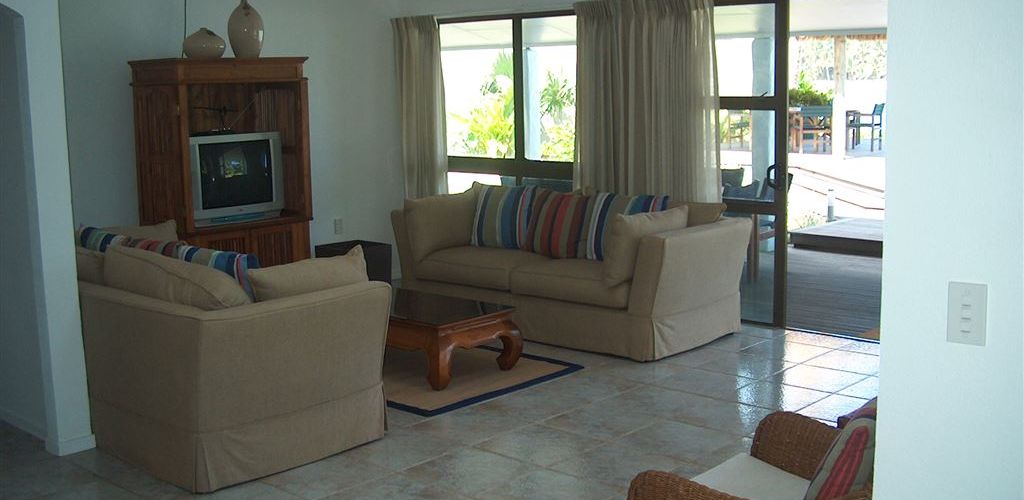 Hotel Muri Beach Villa Rarotonga - Lounge Wohnbereich - Cook Inseln