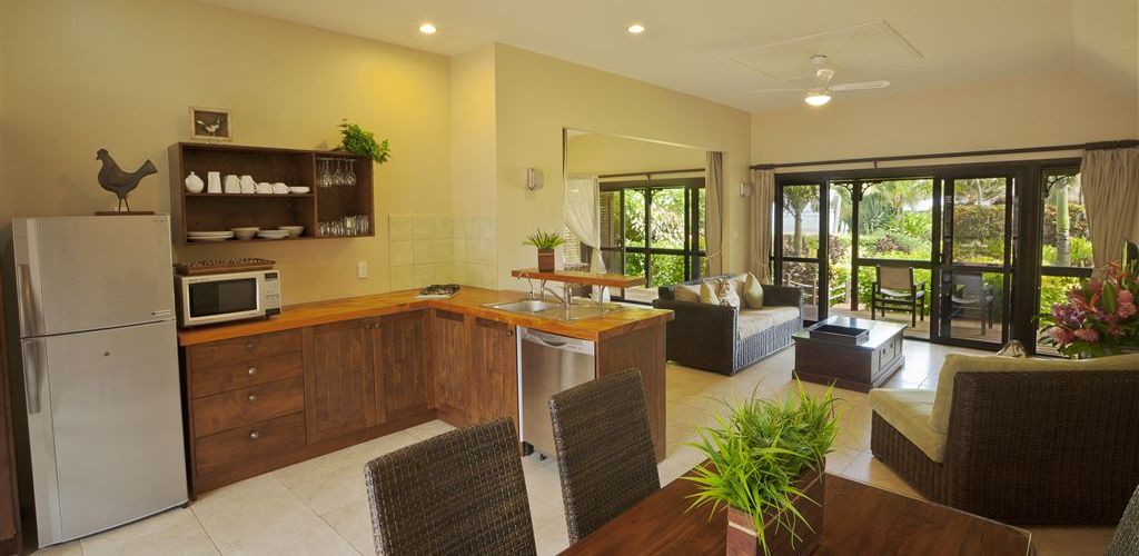 Hotel Sea Change Villas Rarotonga - Essbereich - Cook Inseln