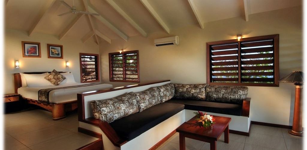 Hotel Volivoli Beach Resort Viti Levu - Bure Innenansicht - Fiji
