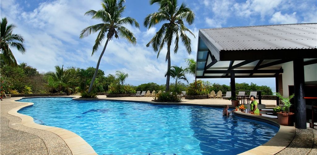 Hotel Volivoli Beach Resort Viti Levu - Pool & Bar - Fiji