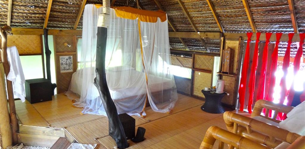 Pension Tevahine Dream Rangiroa - Garten Bungalow - Tahiti