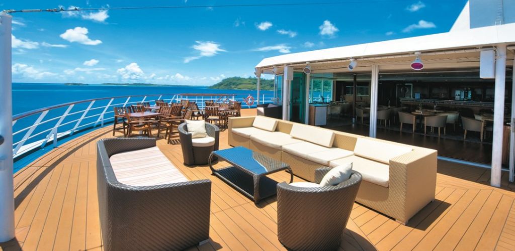 Kreuzfahrt MS Paul Gauguin - Deck - Tahiti