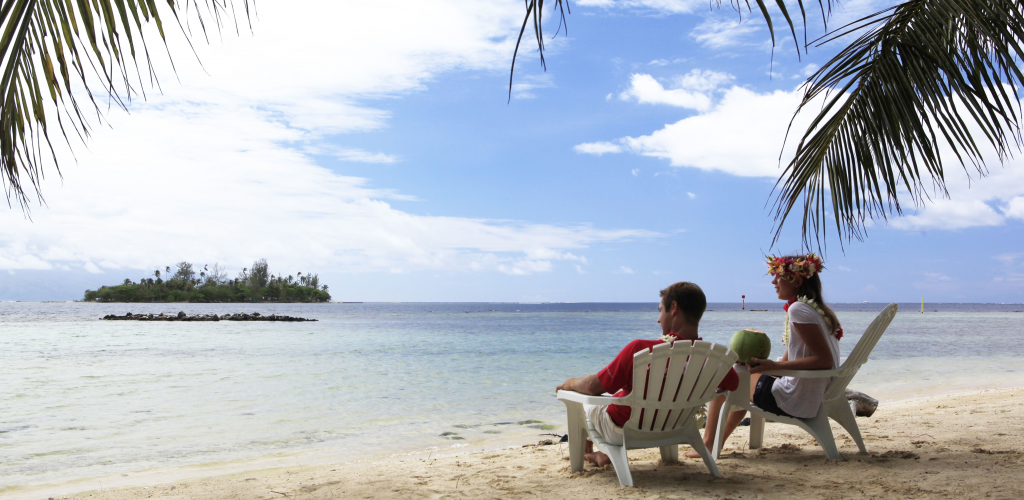 Heiraten in Französisch Polynesien - Paar am Strand - Französisch Polynesien