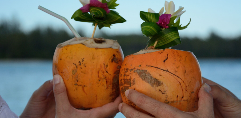 Heiraten in der Südsee - Kokosnüsse - Bora Bora