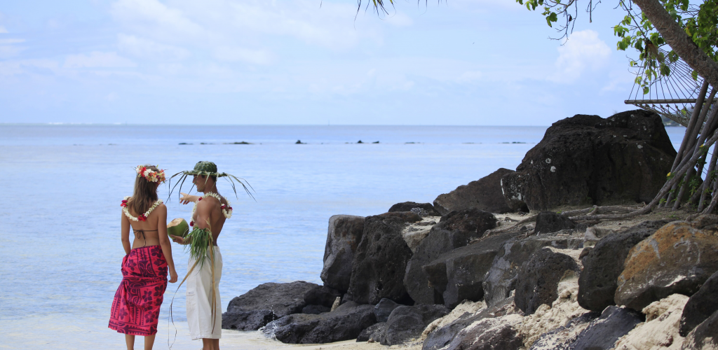 Heiraten in der Südsee - Zeremonie am Strand - Moorea