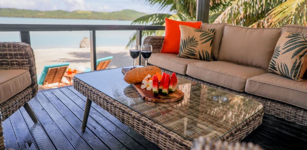 Pension Tai Roto Bay Beach Villas - Strandblick - Cook Inseln