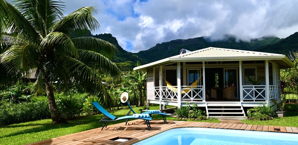 Pension Fare Vavae Raiatea - Pool - Tahiti