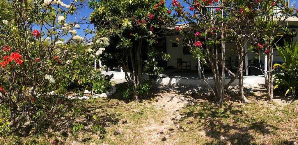 Pension Moana Breeze Eco Lodge Rangiroa - Garten - Tahiti