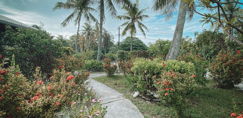 Pension Bounty Rangiroa - Garten - Tahiti